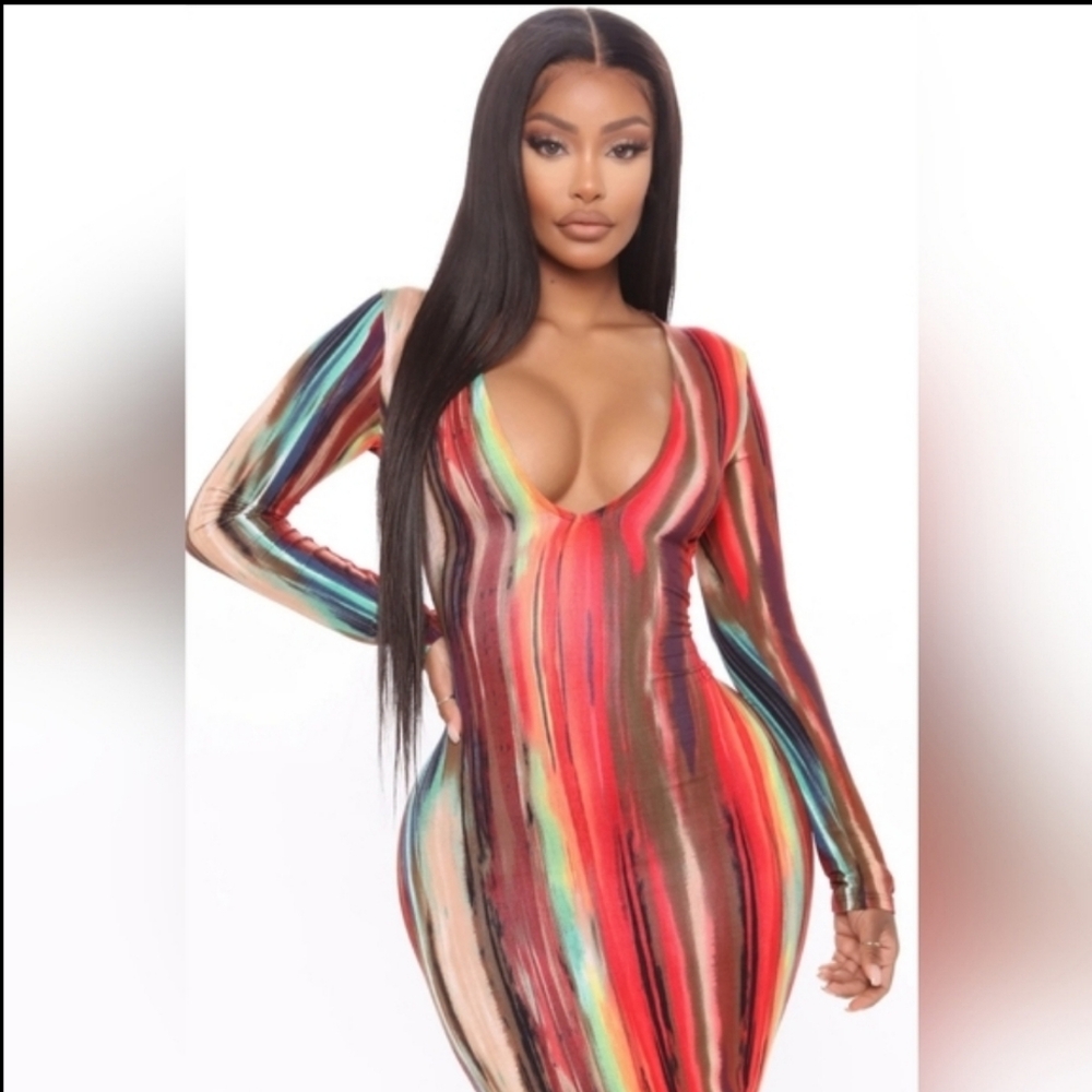 Shein Women Multi Print Dress